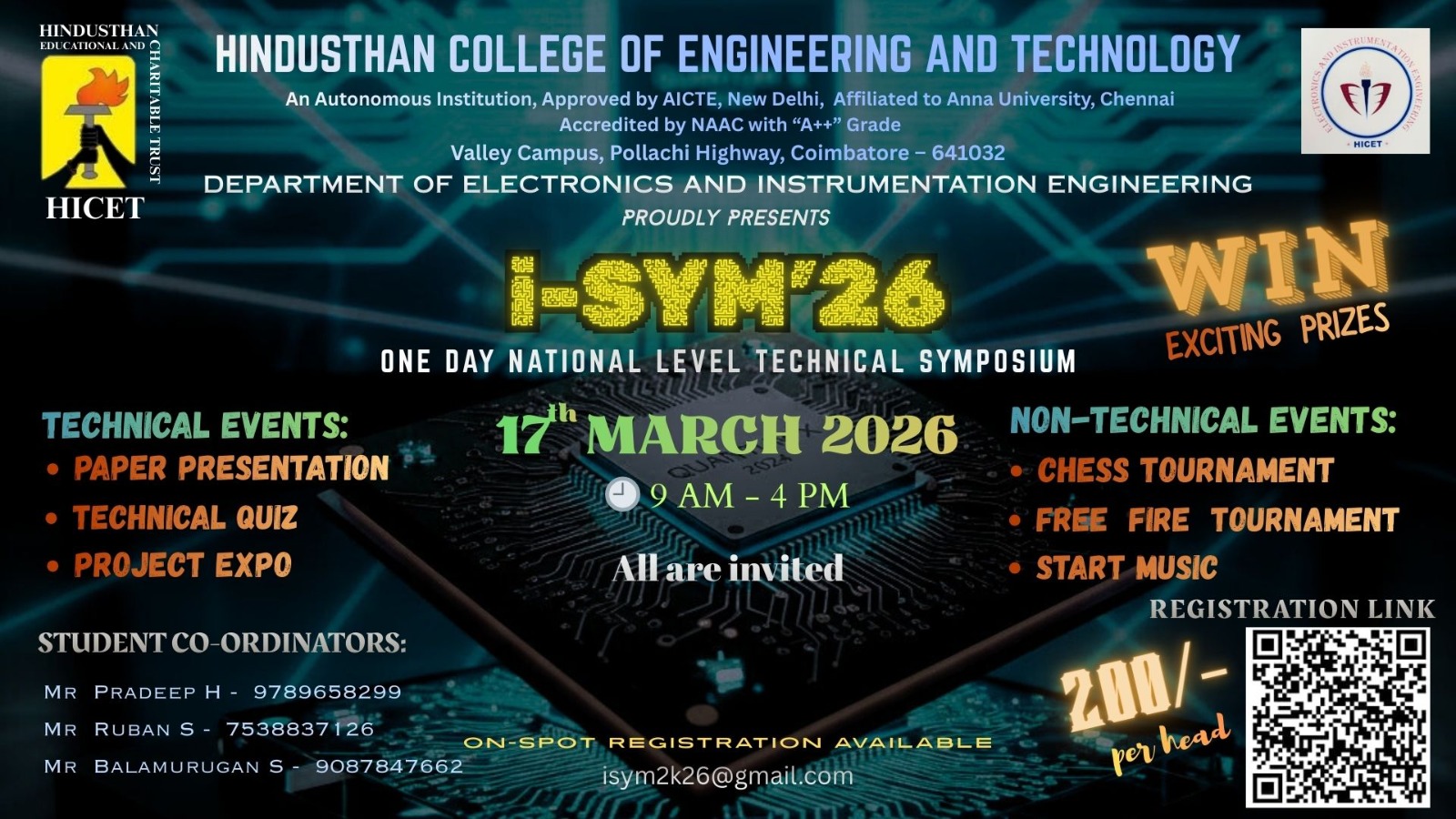 i-SYM'26 Technical Symposium Poster 